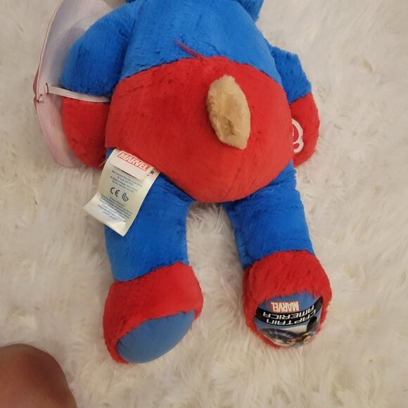 Marvel Comicd Captain America Bear Plush Build a Bear - Picture 9 of 15